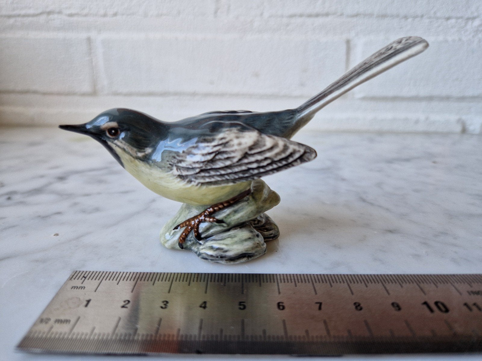 Beswick Grote Gele Kwikstaart beeldje - Made in England, Ophalen of Verzenden