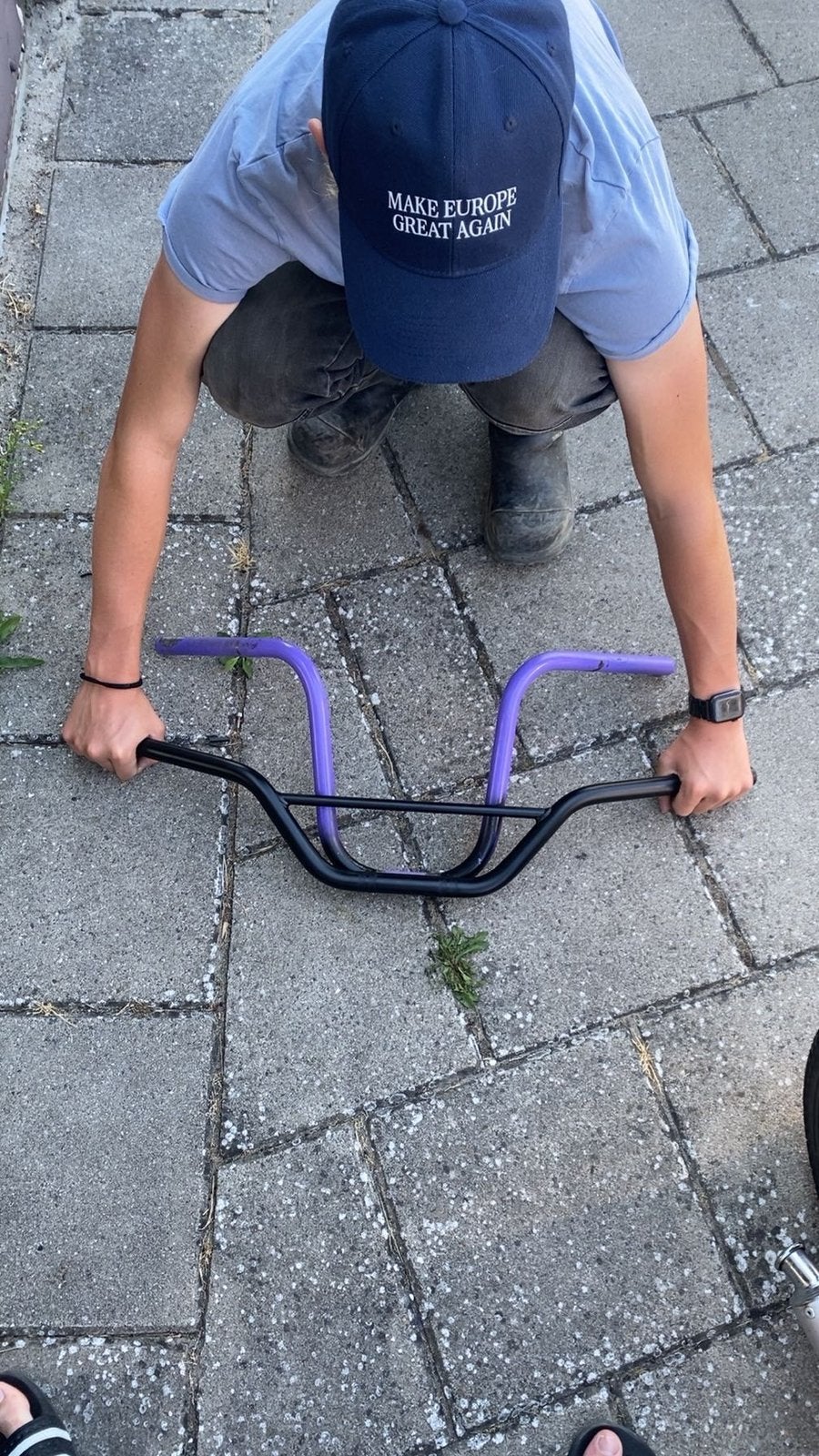 Paars gilera citta stuur, Ophalen of Verzenden, Gebruikt, Piaggio