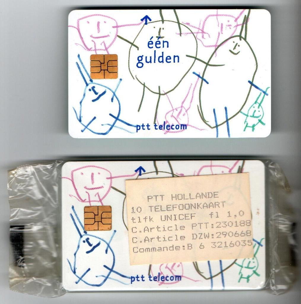 een gulden Unicef pakje telefoonkaartjes 10stuks ongebruikt, Verzamelen, Telefoonkaarten, Ophalen of Verzenden