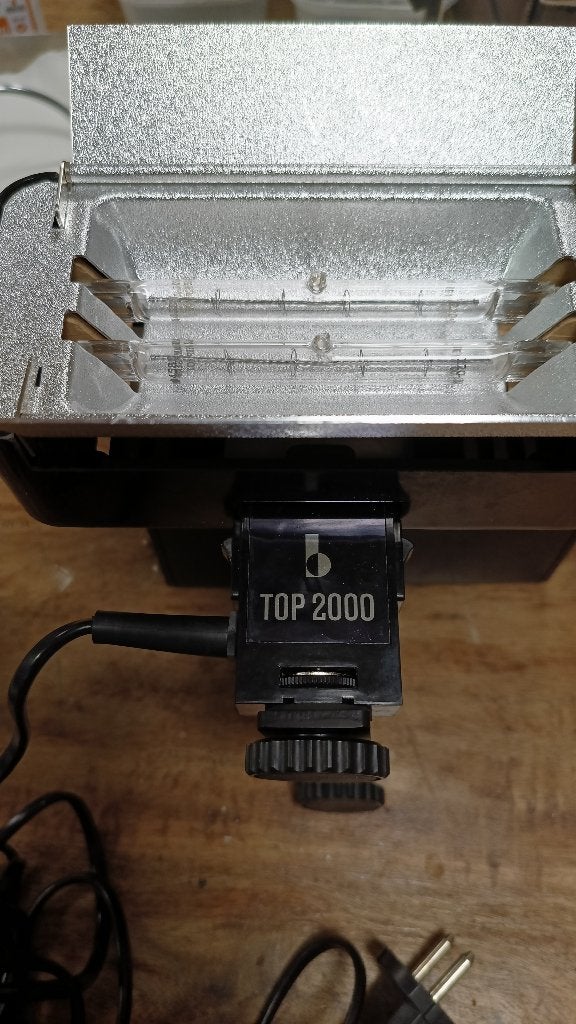 Top 2000 filmlamp 2x 1000W getest met koffer, Verzamelen, Ophalen of Verzenden, 1960 tot 1980, Overige typen
