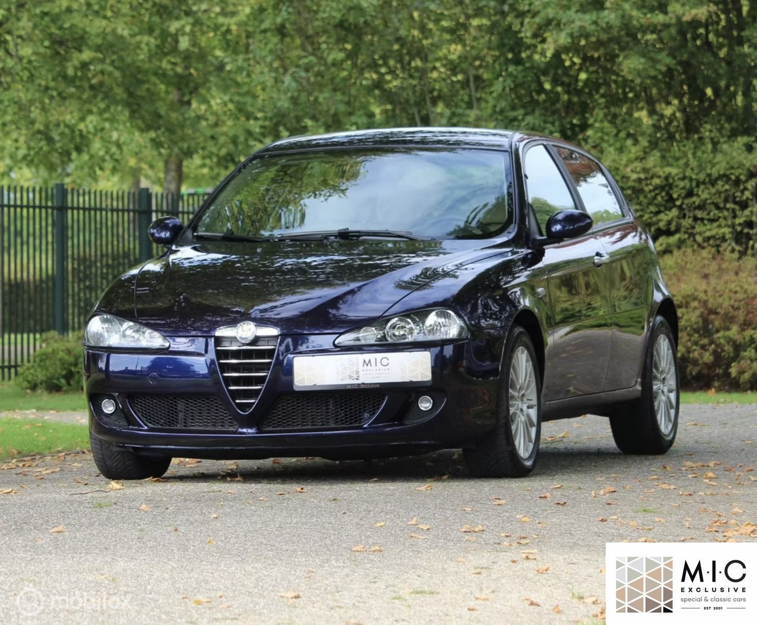 Alfa Romeo 147 2.0 T.Spark Distinctive Selespeed | Zwitsers!, Auto's, Gebruikt, Beige, 150 pk, Blauw