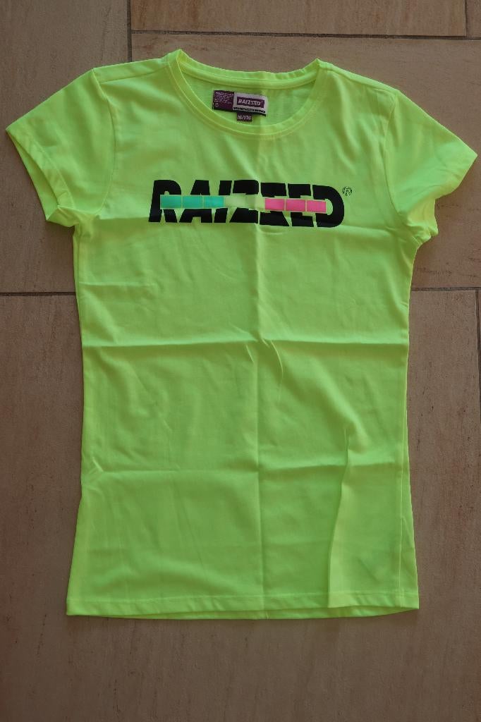 Als nieuw! Raizzed shirt 176 felgeel, Kinderen en Baby's, Kinderkleding | Maat 176, Meisje, Ophalen of Verzenden, Zo goed als nieuw