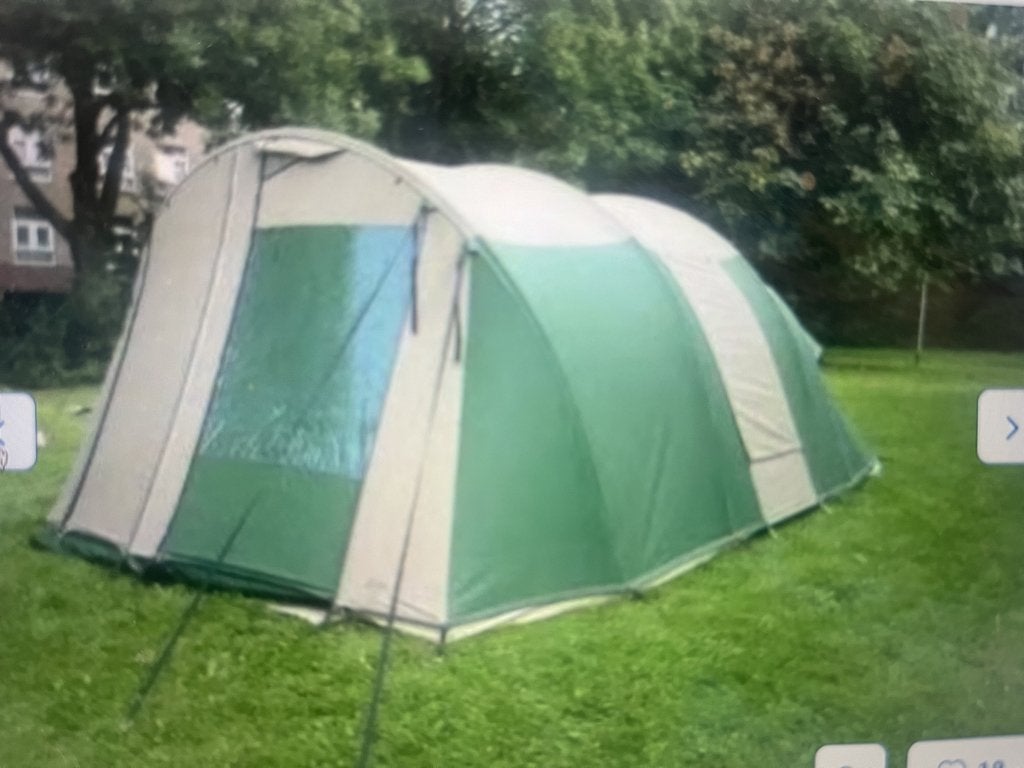 Falco zeearend zeer ruime katoenen tent, Caravans en Kamperen, Tenten, Ophalen, Gebruikt, Tot en met 4