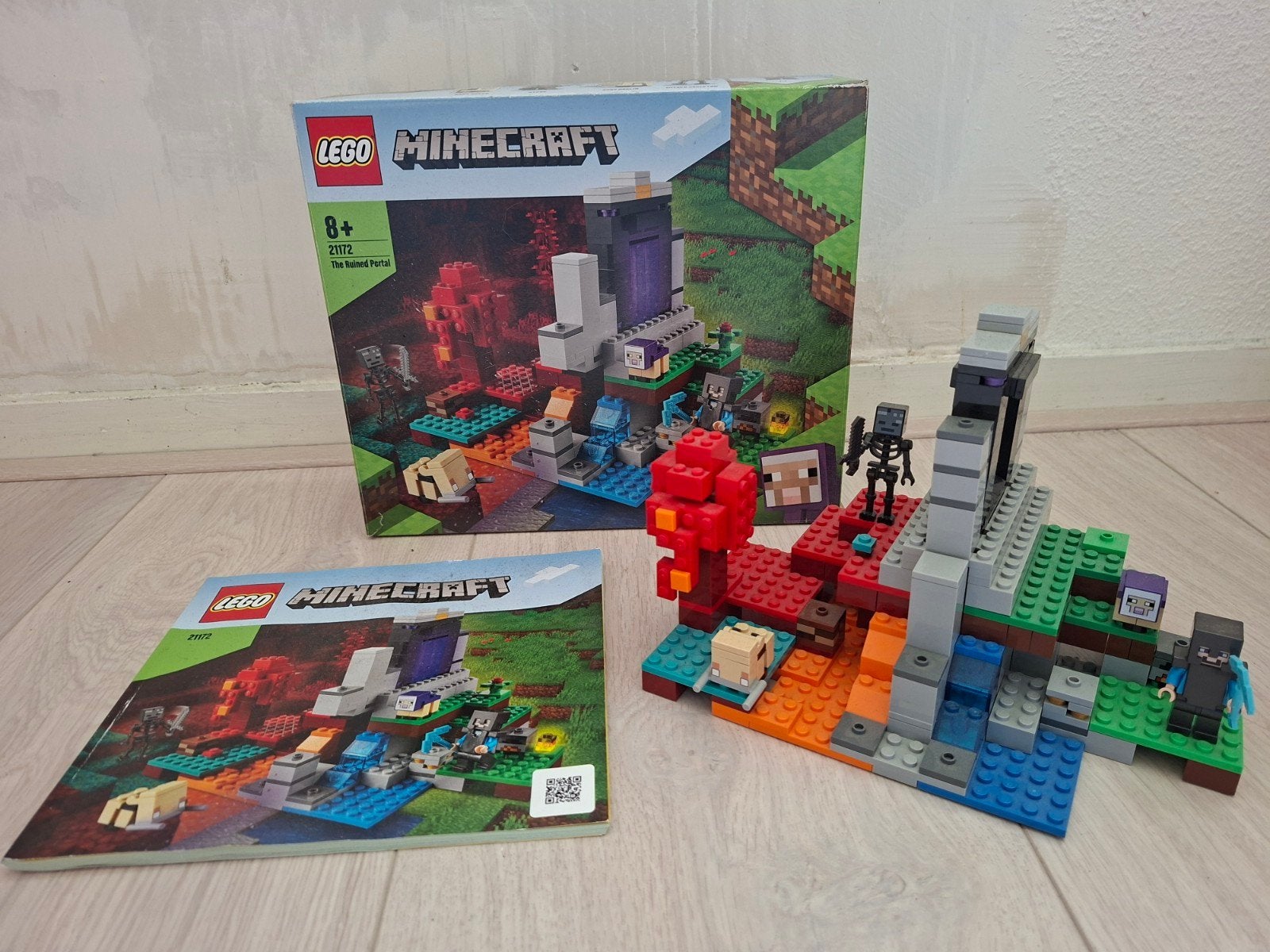 lego minecraft 21172 the ruined portal, Inclusief instructies, Minecraft, Lego, Ophalen of Verzenden