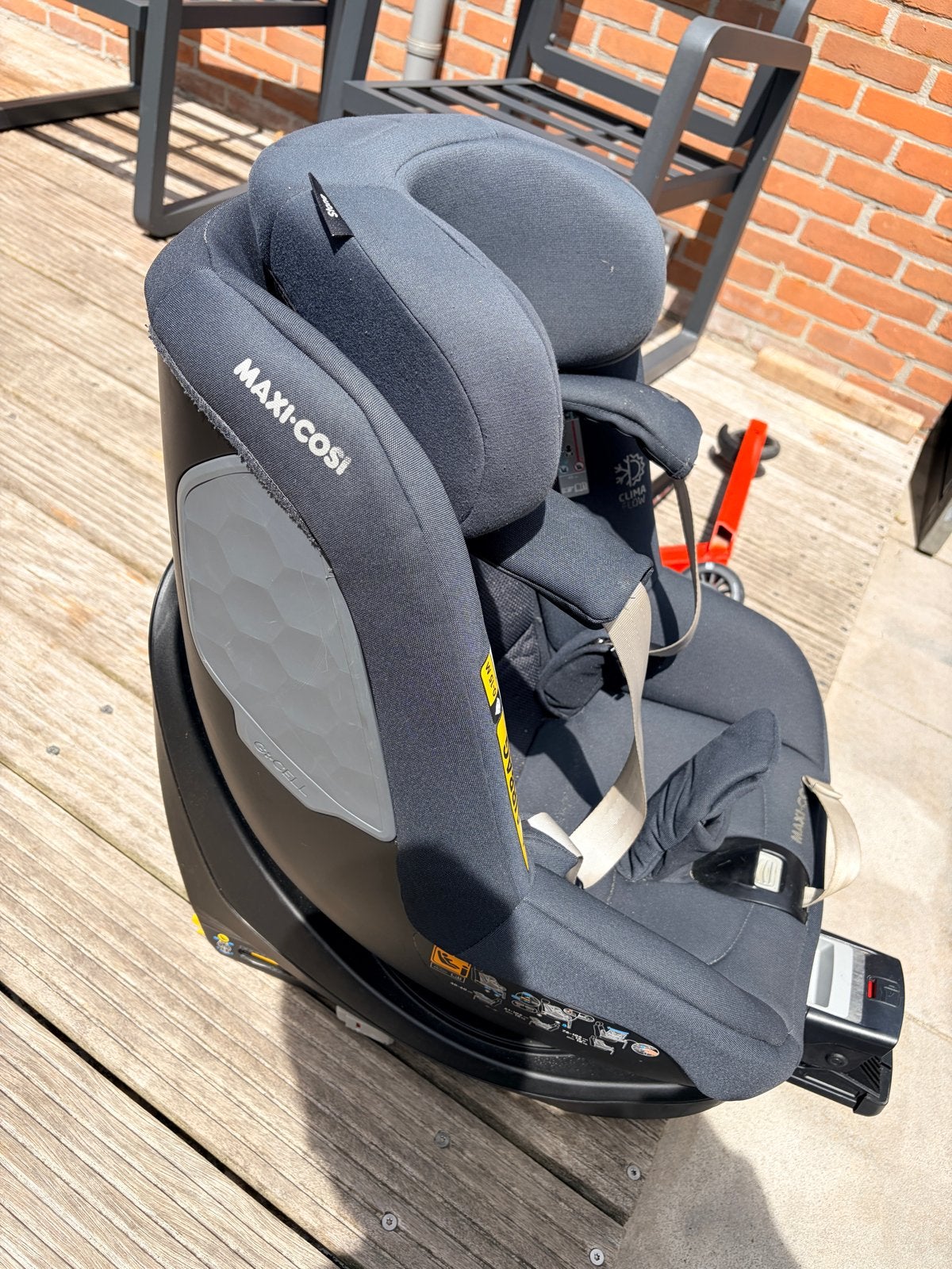 Maxi Cosi Stone Authentic Graphite i-Size autostoel, Kinderen en Baby's, Autostoeltjes, Ophalen, Gebruikt, 0 t/m 18 kg, Zijbescherming