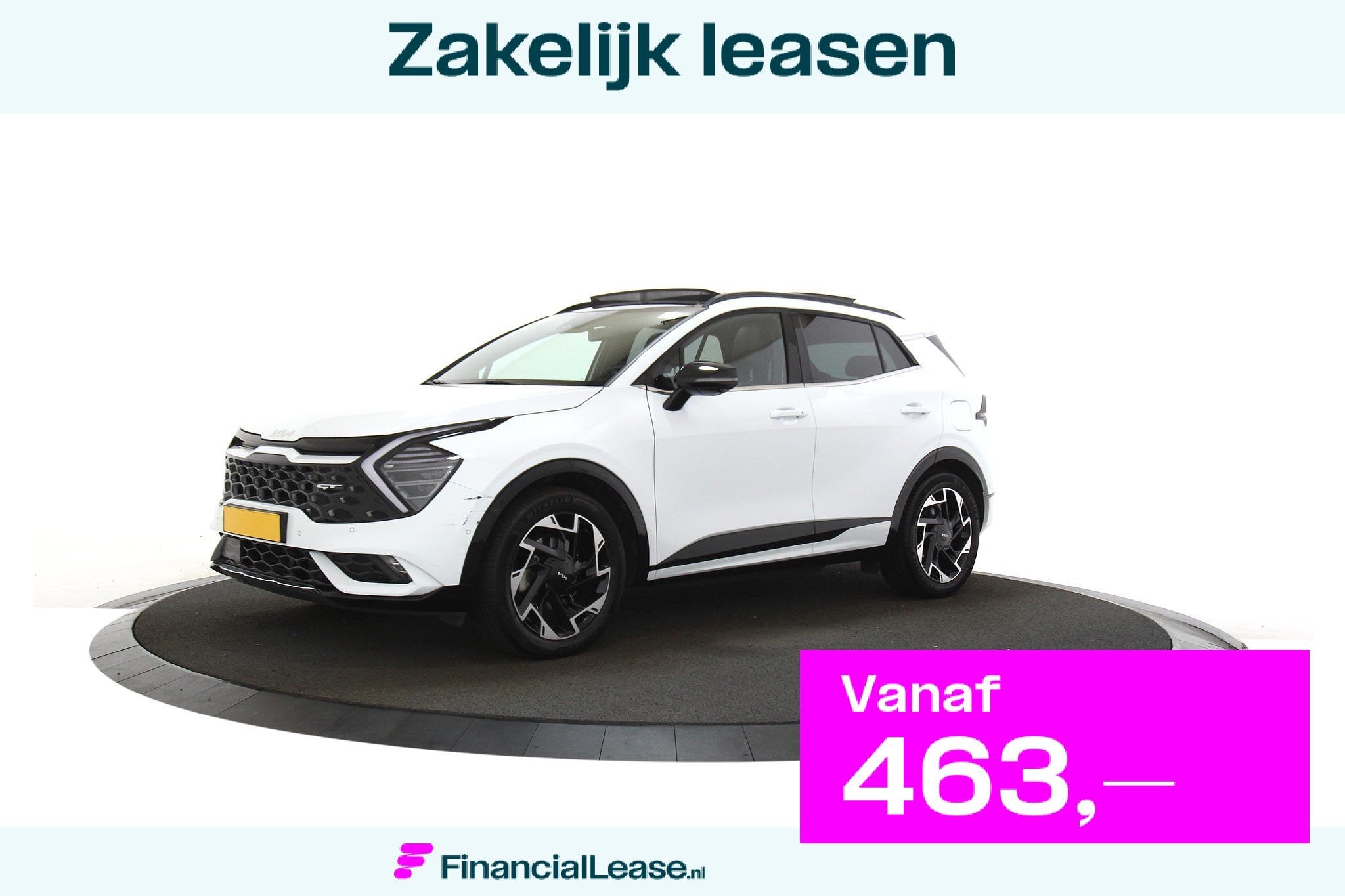 Kia Sportage 1.6 T-GDi 265ch PHEV GT-Line Premium BVA6 4x4, Automaat, Gebruikt, 0 kWh, Wit