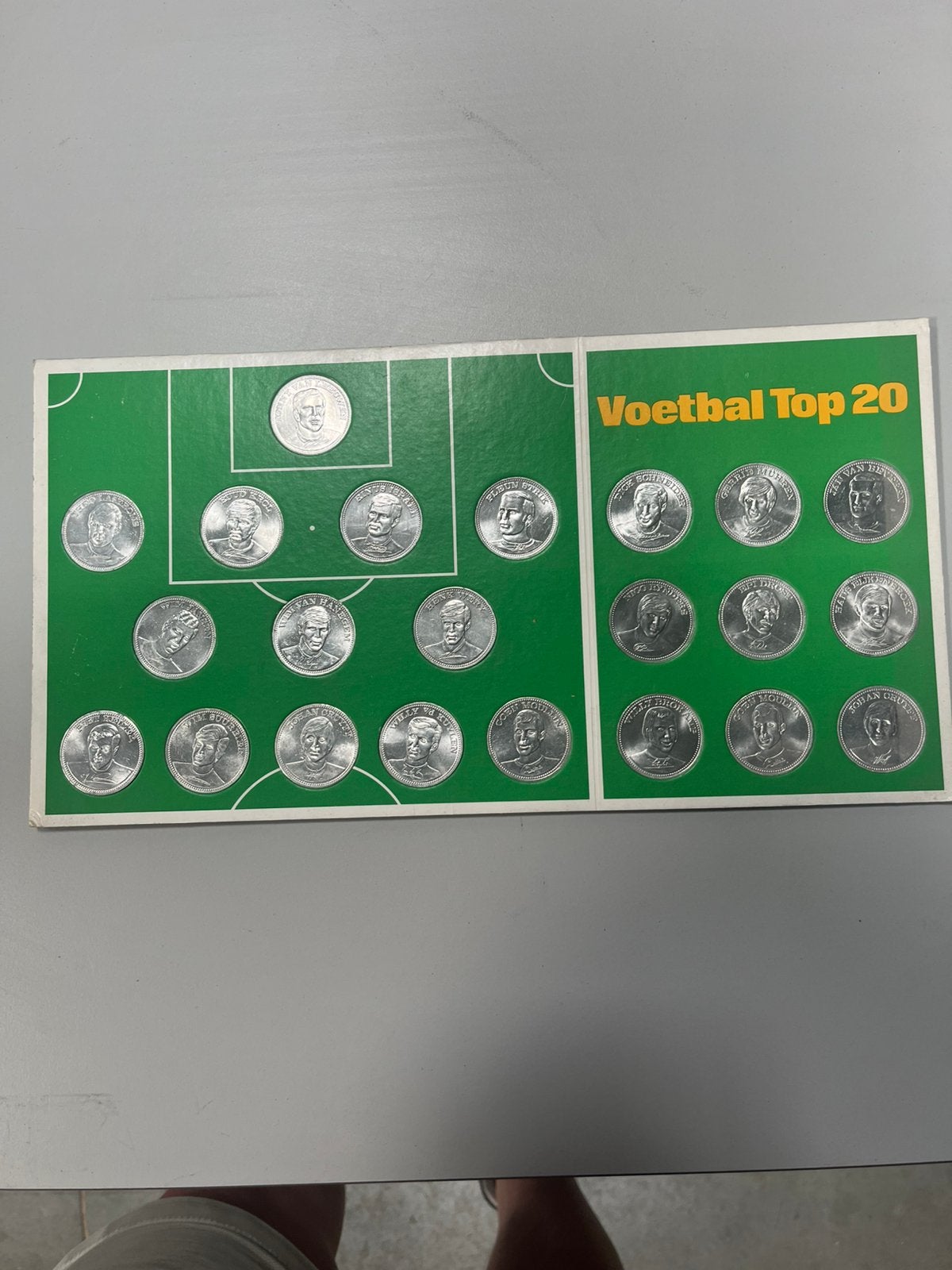 Voetbal munten verzameling, Postzegels en Munten, Ophalen of Verzenden, Nederland en Buitenland, Munten