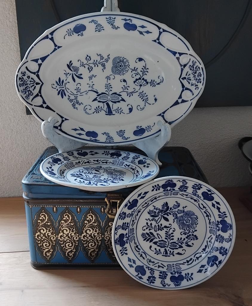 robuuste schaal zwiebelmuster, Antiek en Kunst, Ophalen of Verzenden