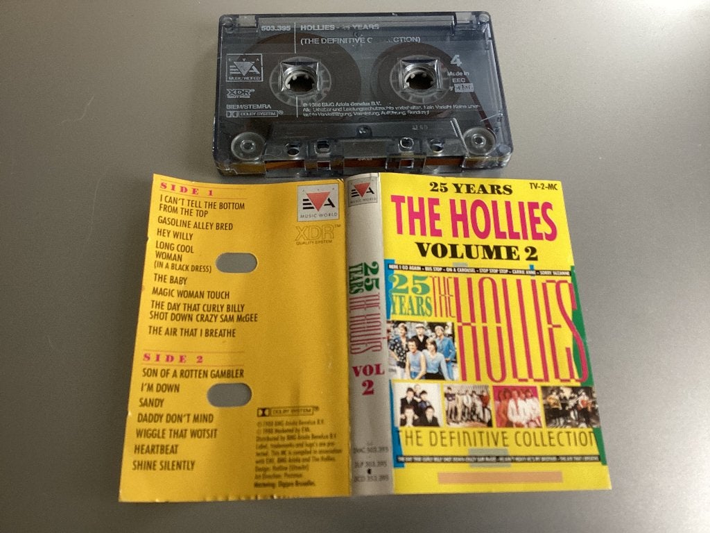 25 Years the Hollies Volume 2 MC, Cd's en Dvd's, Cassettebandjes, Gebruikt, 1 bandje, Ophalen of Verzenden, Origineel