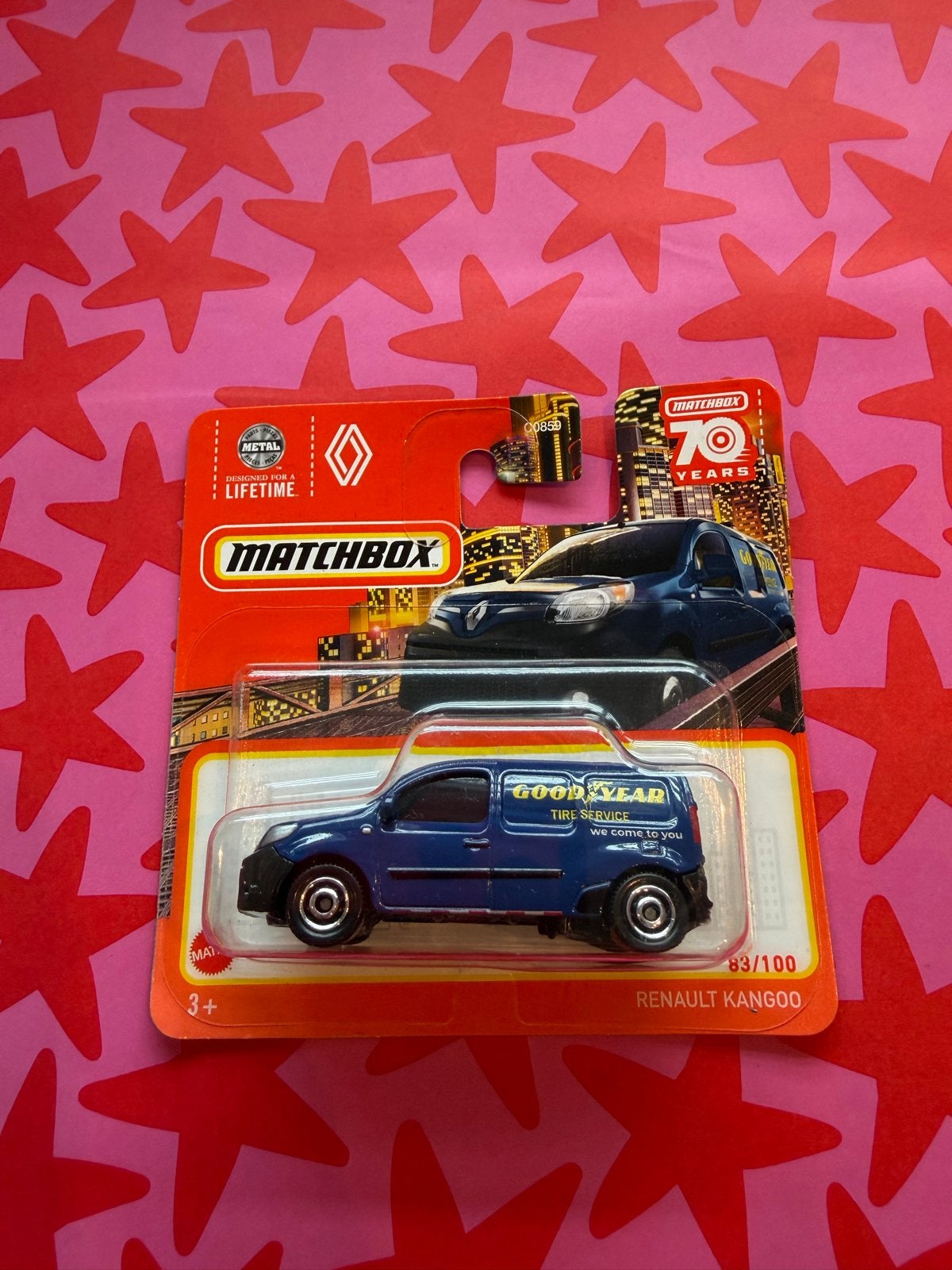 Matchbox Renault Kangoo Goodyear - Nieuw in verpakking, Ophalen of Verzenden, Nieuw, Auto