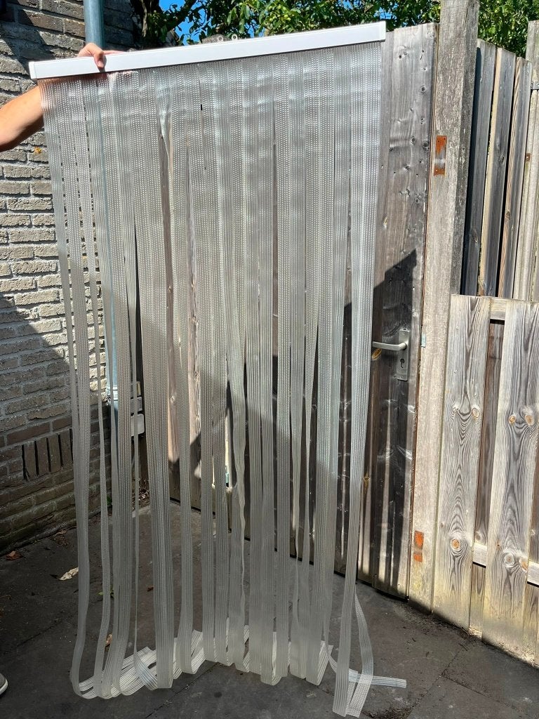 Vliegengordijn, Doe-het-zelf en Verbouw, Ophalen, Kunststof, Gebruikt, 80 tot 100 cm