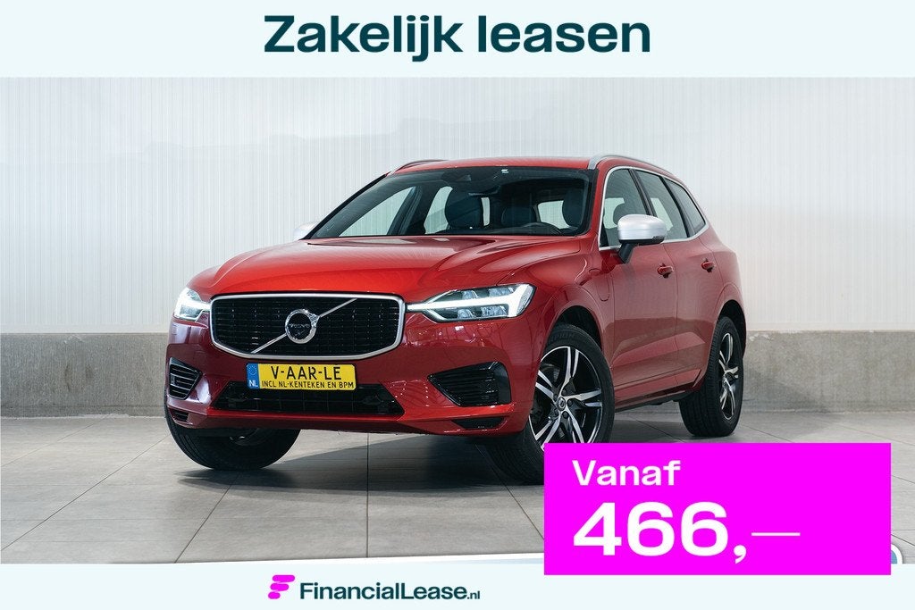 Volvo XC60 T8 Aut. R-Design 360camera Stoelverwarming 390pk, Automaat, Gebruikt, Zwart, 4 cilinders