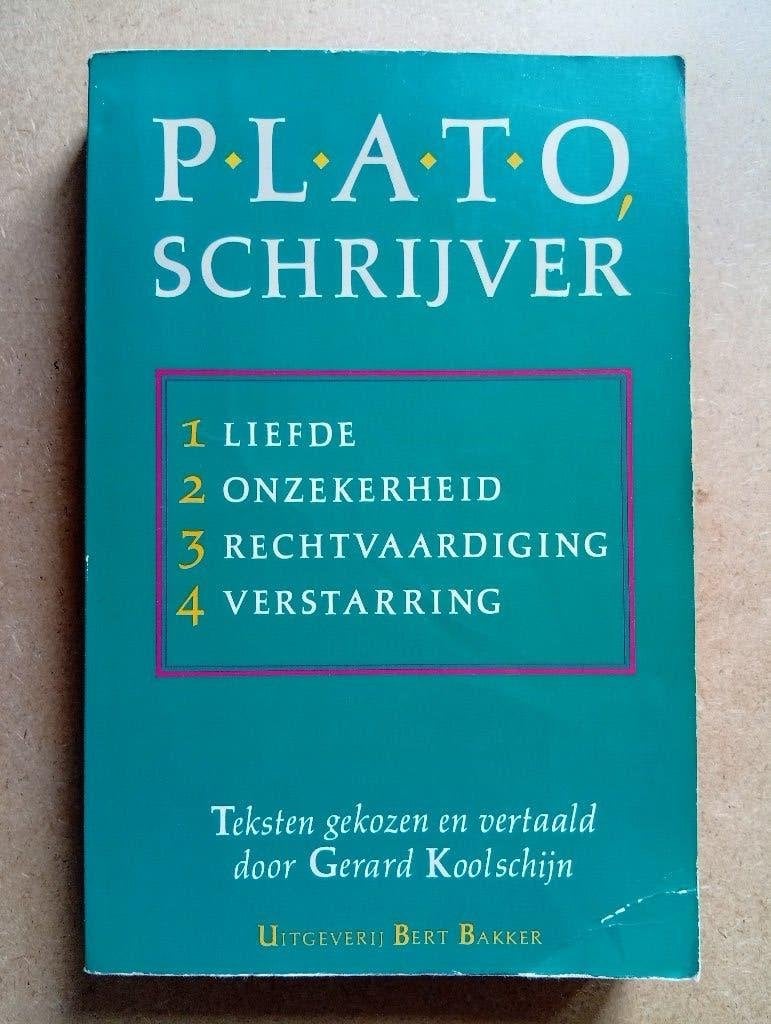 Plato, schrijver - Teksten vertaald door Gerard Koolschijn, Boeken, Filosofie, Gelezen, Ophalen of Verzenden, Plato, Algemeen