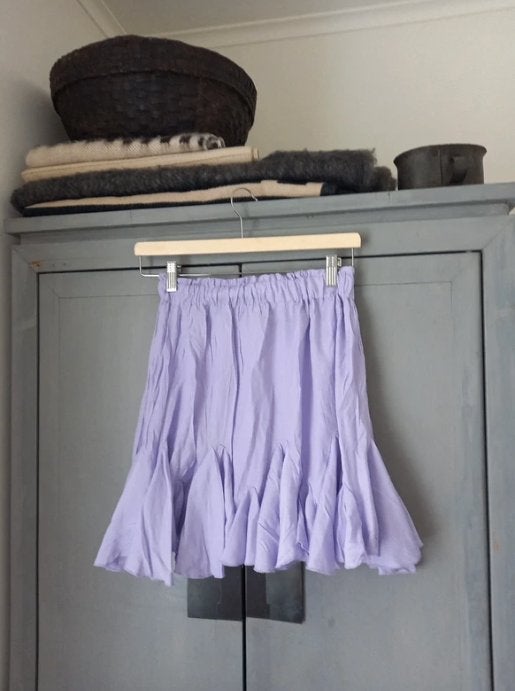 Loavies zomerse rok S lila, Paars, Ophalen of Verzenden, Maat 36 (S), Boven de knie