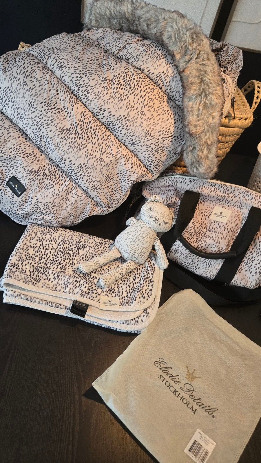 elodie details kinderwagen set voetenzak deken luiertas, Kinderen en Baby's, Ophalen, Zo goed als nieuw