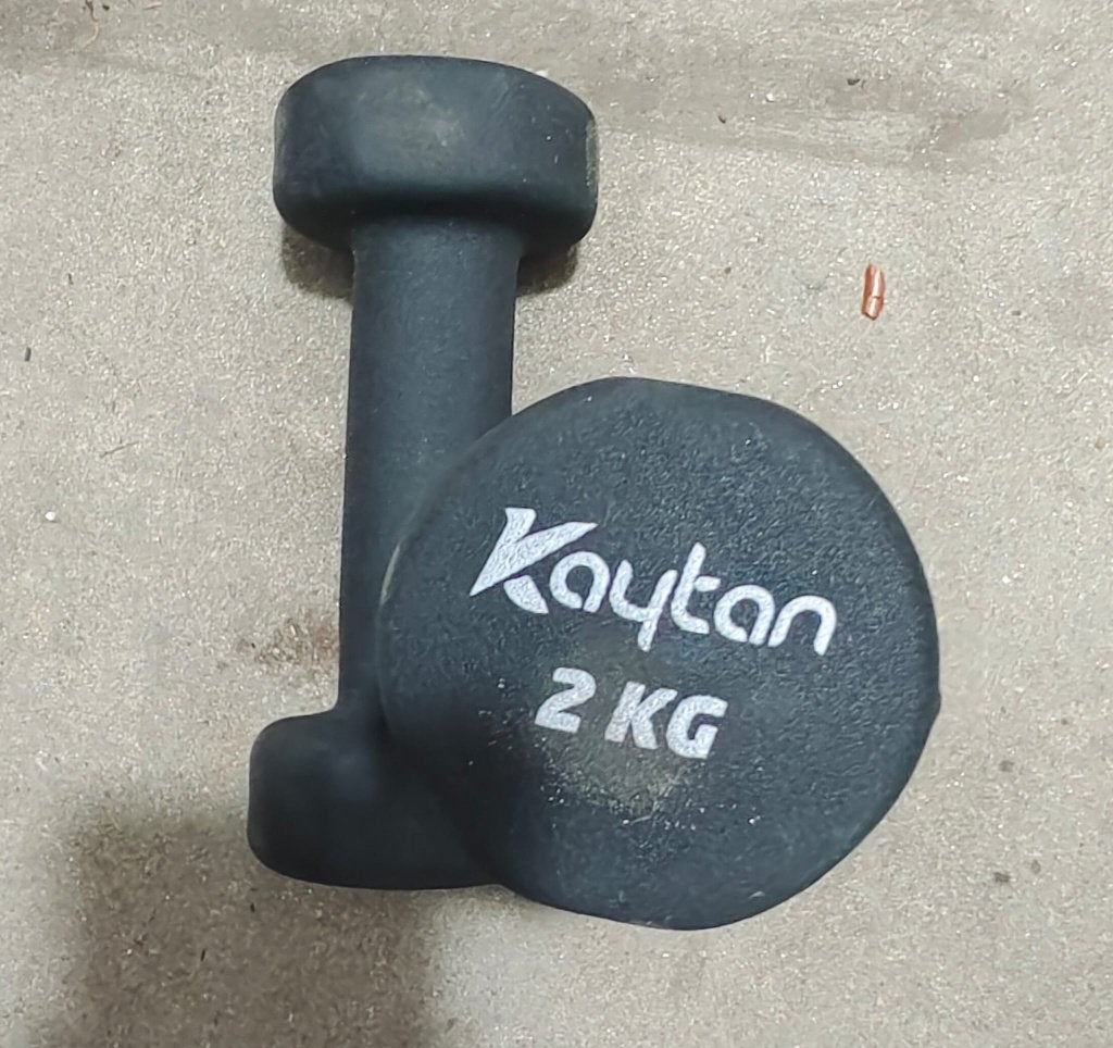 Kaytan Dumbbells - 2 KG (set van 2), Ophalen, Zo goed als nieuw, Rug, Dumbbell