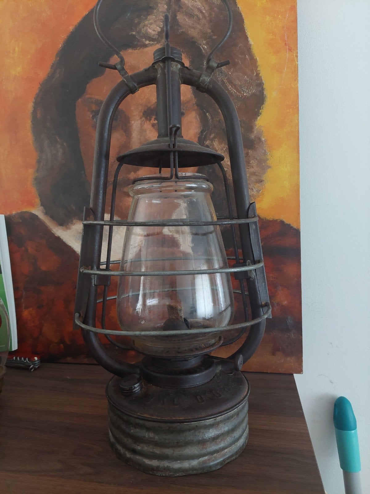 Val d'Or olielamp x Frowo Feuerhand Dietz Bat Orkan Rhewum, Ophalen of Verzenden