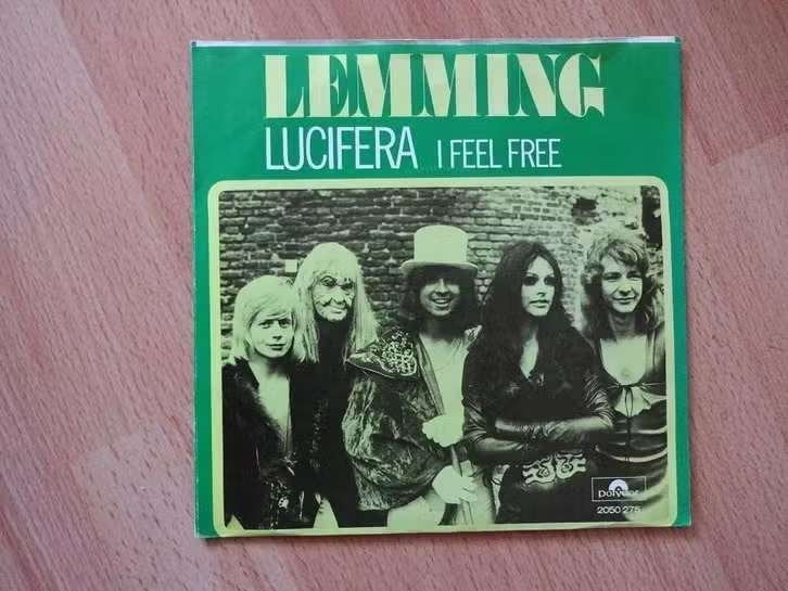 7'' Lemming ‎- Lucifera 2050 275 glam rock 1973 Single, 7 inch, Ophalen of Verzenden, Zo goed als nieuw, Rock en Metal