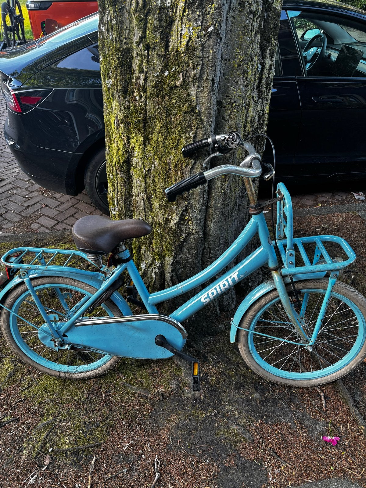 Spirit meisjesfiets 20 inch blauw/turquoise, Ophalen, Gebruikt, 20 inch