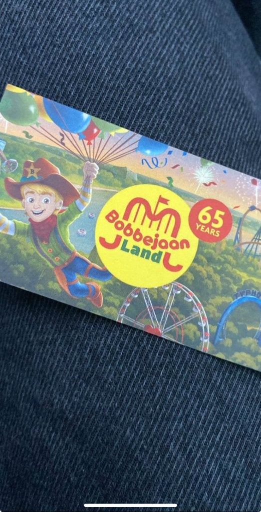 Bobbejaanland tickets, Drie personen of meer, Ticket of Toegangskaart