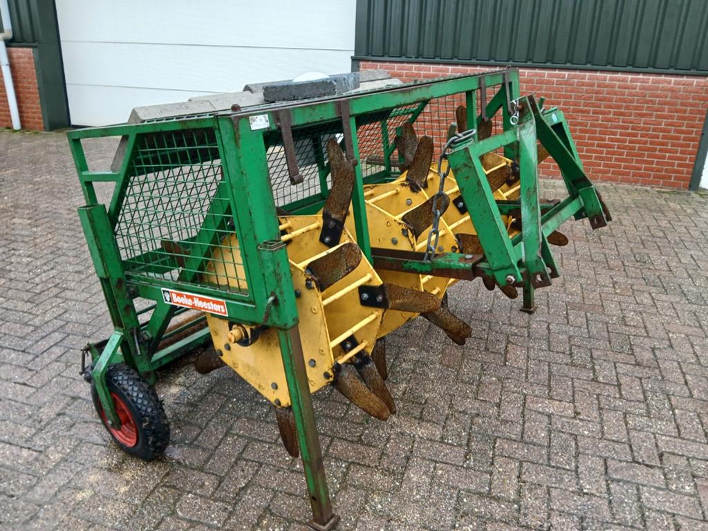 Beluchter messenbeluchter prikker, Ophalen