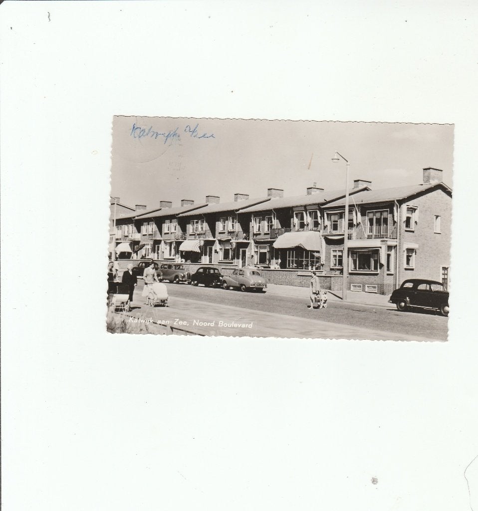 Katwijk aan Zee   oude Auto,s, Ophalen of Verzenden, 1940 tot 1960, Gelopen, Zuid-Holland
