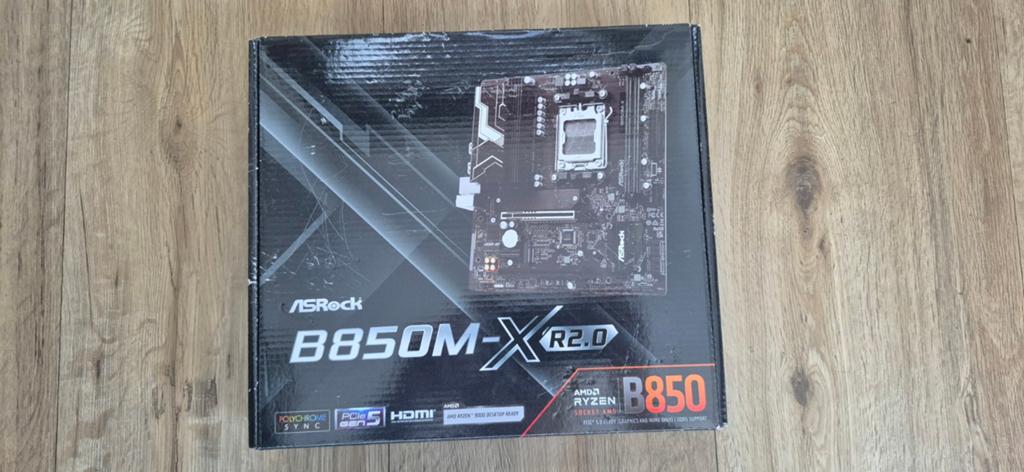 ASRock B850M-X R2.0 Moederbord DDR5, Computers en Software, Moederborden, Ophalen of Verzenden, Zo goed als nieuw, Micro-ATX, DDR5