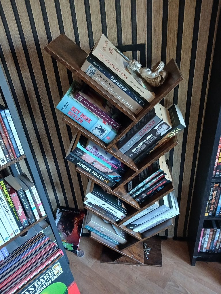 2 MOOIE  - BOOM BOEKENKASTEN  !!!!!!!!!!!!!!!!!!, Ophalen, Minder dan 50 cm, Gebruikt, Boom takken