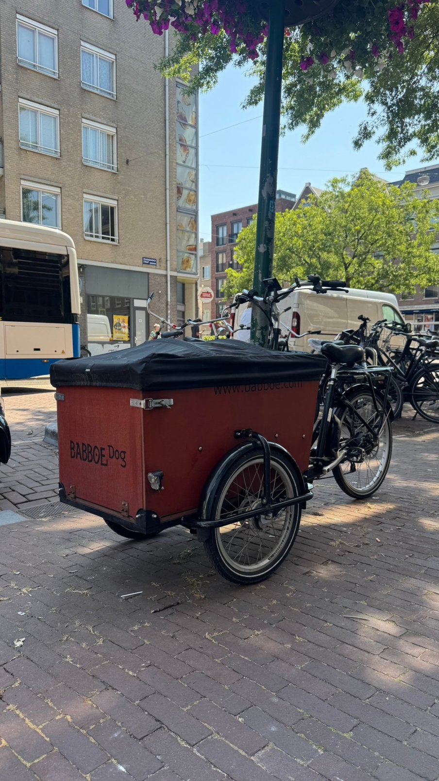 Babboe e-bike bakfiets, Velgrem, Elektrisch, Zo goed als nieuw, 2 kinderen