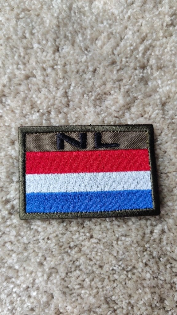 NL embleem KCT Mariniers Landmacht Defensie patch, Ophalen of Verzenden, Landmacht, Nederland, Embleem of Badge