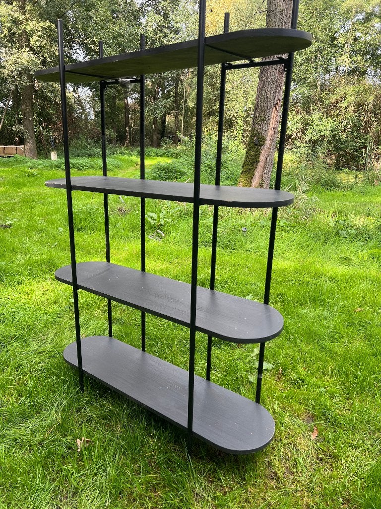 wandkast / roomdivider / stellingkast / boekenkast, Ophalen, Met plank(en), Gebruikt, 150 tot 200 cm