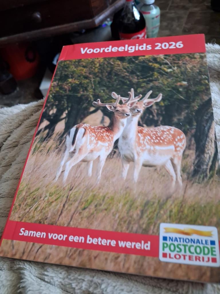 Te koop voordeelgids van postcode loterij 2026., Drie personen of meer, Kortingsbon