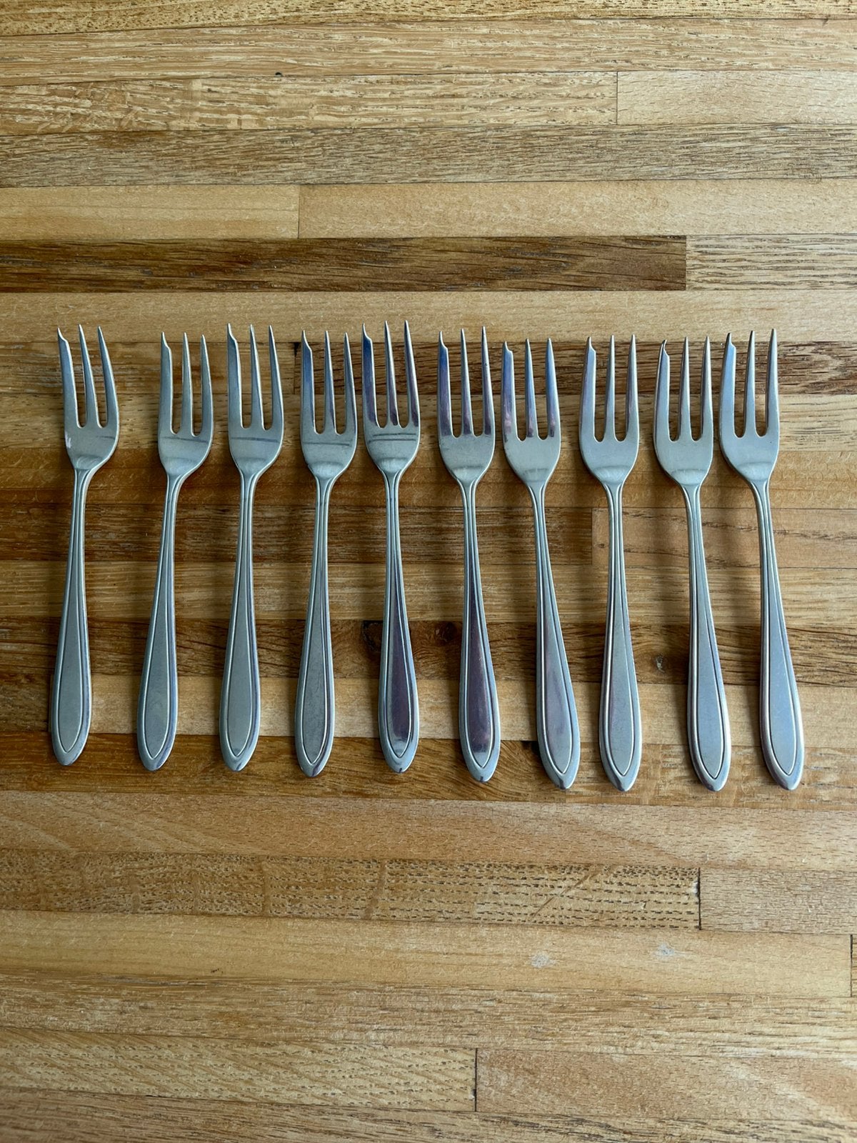 10 Keltum posthoorn gebaksvorkjes, Ophalen of Verzenden