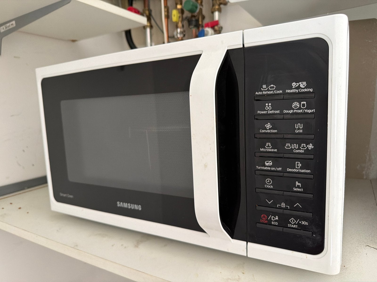 Samsung Smart Oven Combimagnetron - Wit, Ophalen, Combimagnetron, Grill, Zo goed als nieuw