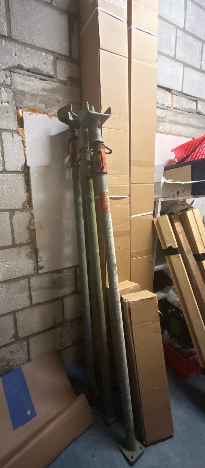 Bouw steun palen stempels zware kwaliteit, Doe-het-zelf en Verbouw, Ophalen, Gebruikt, Overige typen, 2 tot 5 meter