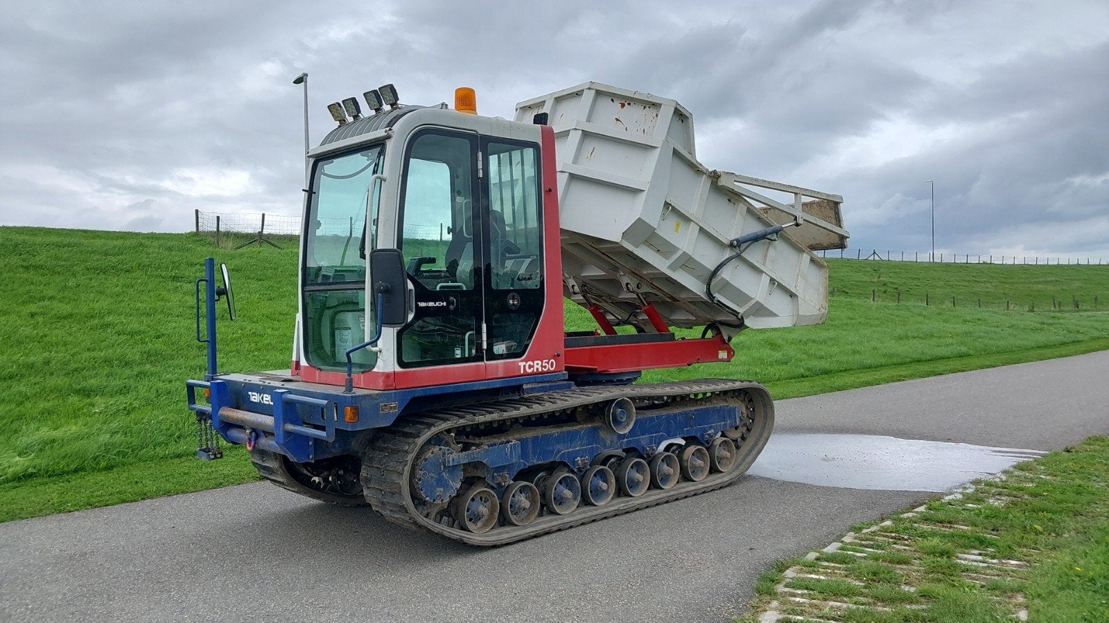 takeuchi  rupsdumper draaibak, Ophalen of Verzenden