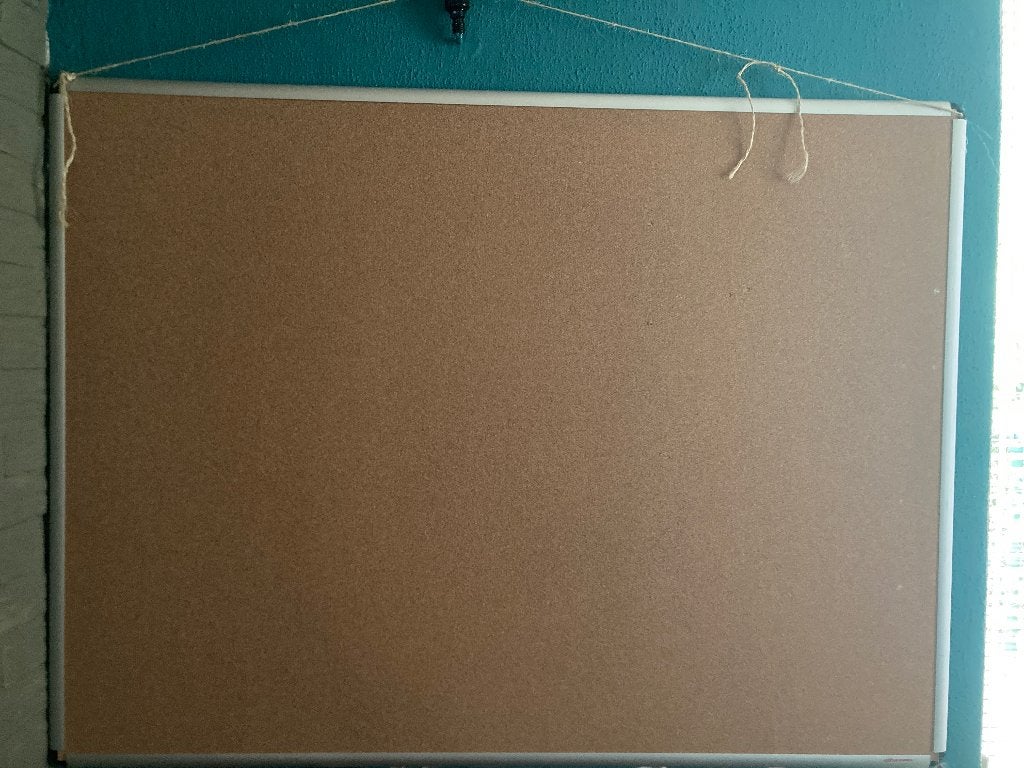 Prikbord kurk groot office depot, Ophalen, Gebruikt, Prikbord