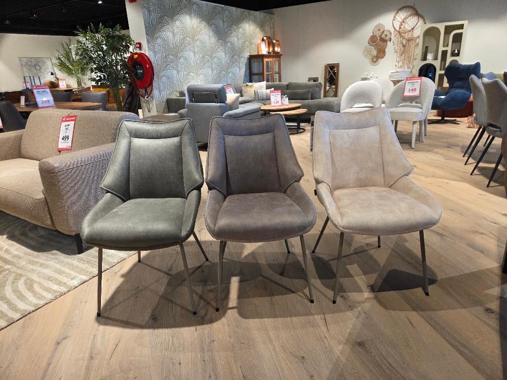 Stoel Sabu, Ophalen, Zo goed als nieuw, Vijf, Zes of meer stoelen, Stof