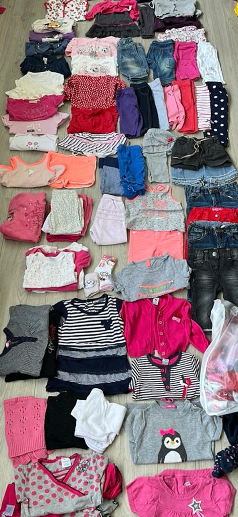 Big shopper vol meisjes kleding maat 68, Ophalen of Verzenden, Zo goed als nieuw, Maat 68