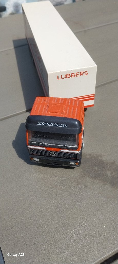 1:50 Mercedes Benz Lubbers  no.36 Lion Toys, Verzenden, Zo goed als nieuw, Auto, Lion Toys