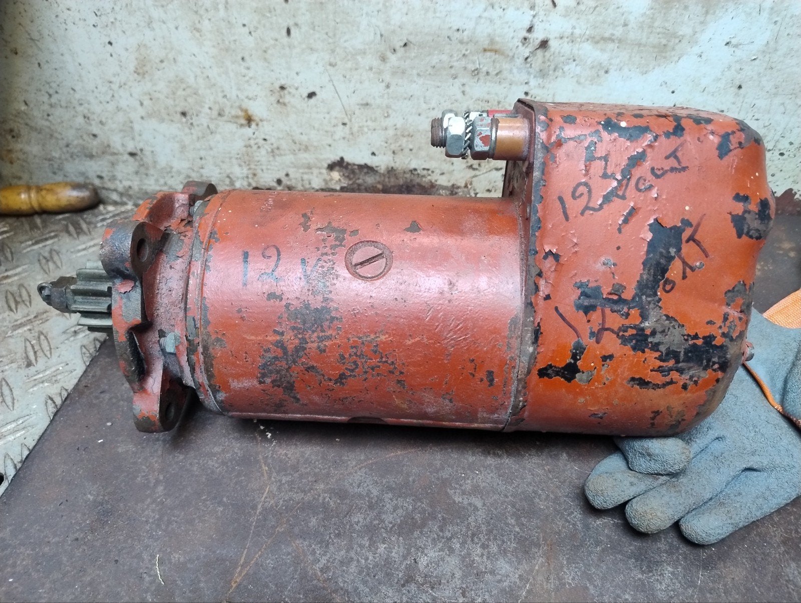 Bosch startmotor 0001401053 voor oldtimer/tractor, Ophalen, Gebruikt, Universele onderdelen