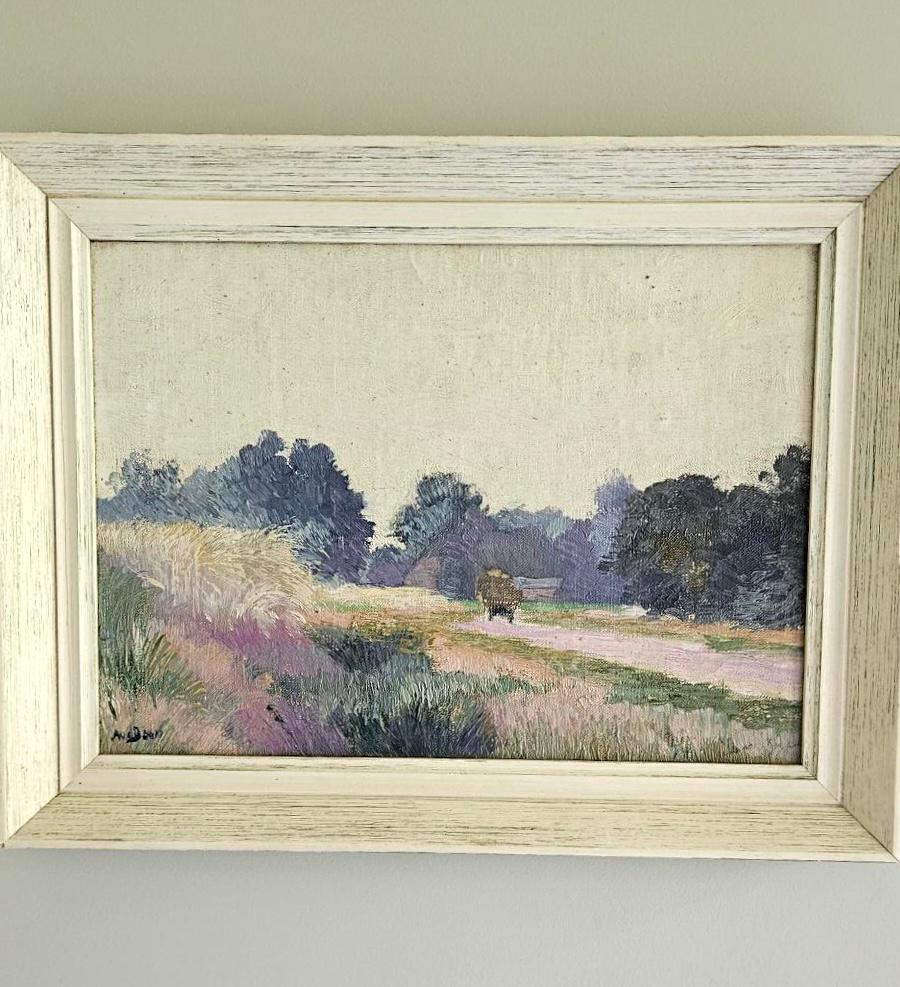 Arie van der Boon olieverf schilderij Rolde Balloerveld, Antiek en Kunst, Kunst | Schilderijen | Klassiek, Ophalen of Verzenden