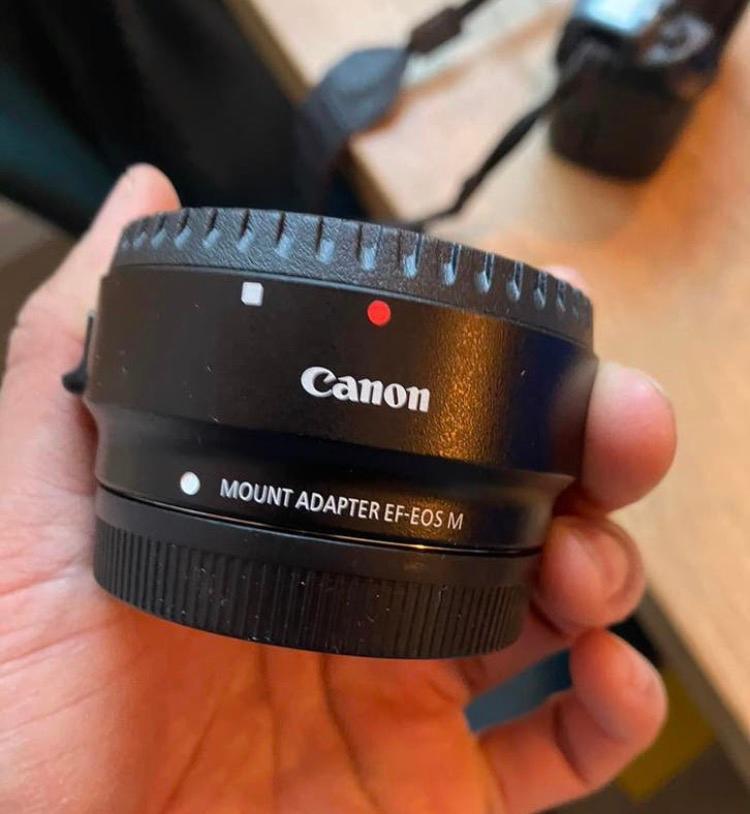 Canon EF-EOS M Mount adapter, Ophalen of Verzenden, Zo goed als nieuw, Overige typen