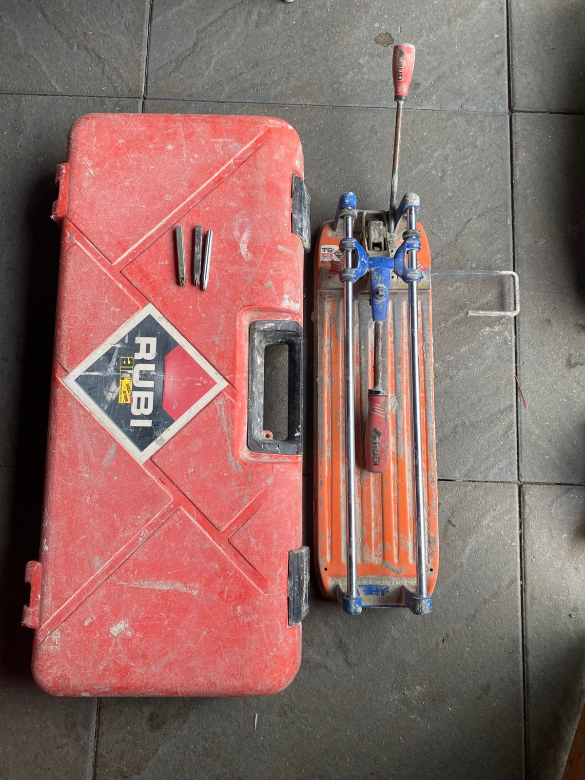 Rubi TS-43 tegelsnijder, Doe-het-zelf en Verbouw, Ophalen of Verzenden, Gebruikt
