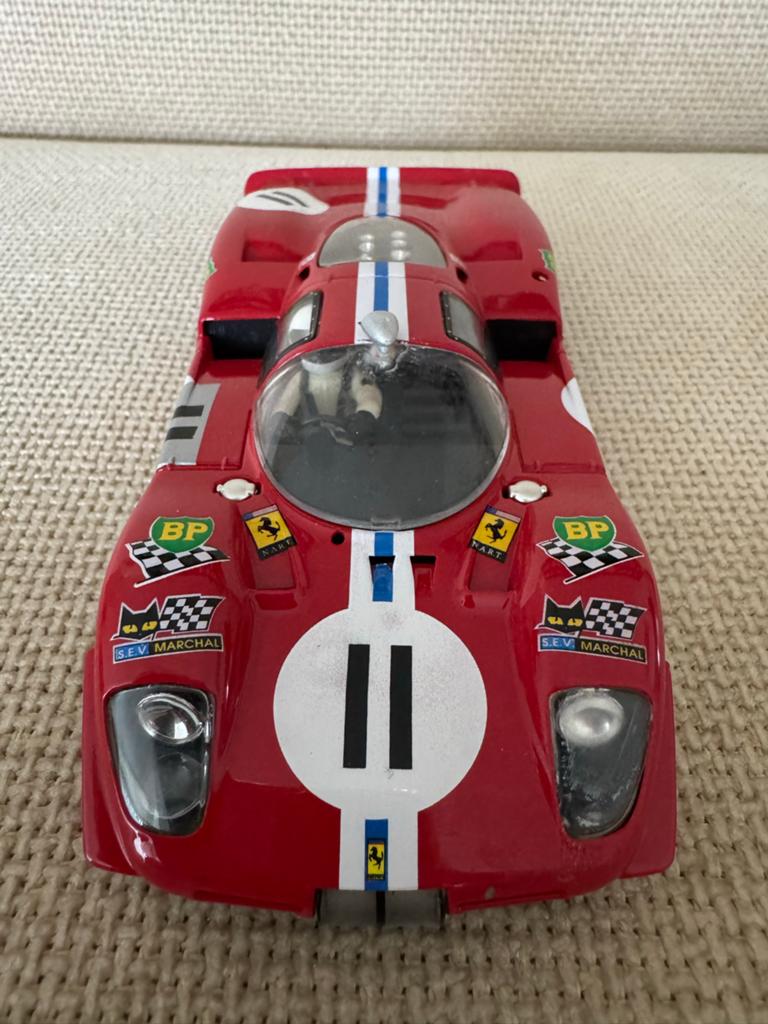 Scalextric Ferrari 512 S Coda Lunga 24h Le Mans 1970, Overige merken, Onderdelen, Ophalen of Verzenden, Zo goed als nieuw