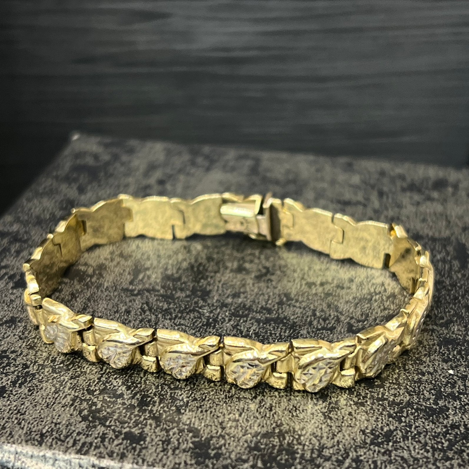 14 karaat gouden armband prachtig schakel bicolour, Ophalen of Verzenden, Zo goed als nieuw, Goud