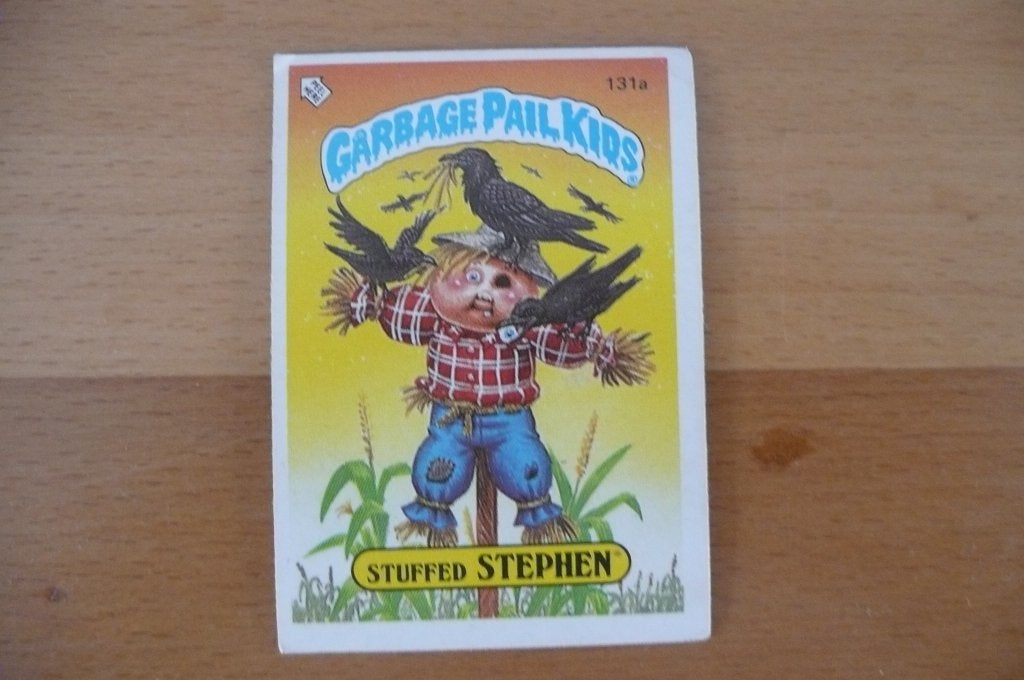 Garbage Pail Kids Derde serie UK nummer 131a(117), Gebruikt, 1980 tot heden, Ophalen of Verzenden, Prent