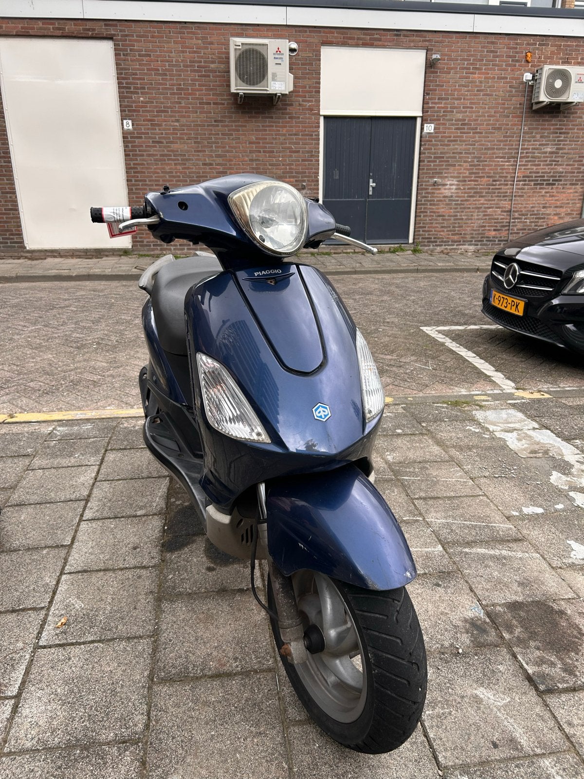Piaggio Fly Scooter - Blauw, Gebruikt, Ophalen, Gebruikt, Maximaal 45 km/u, 80 cc