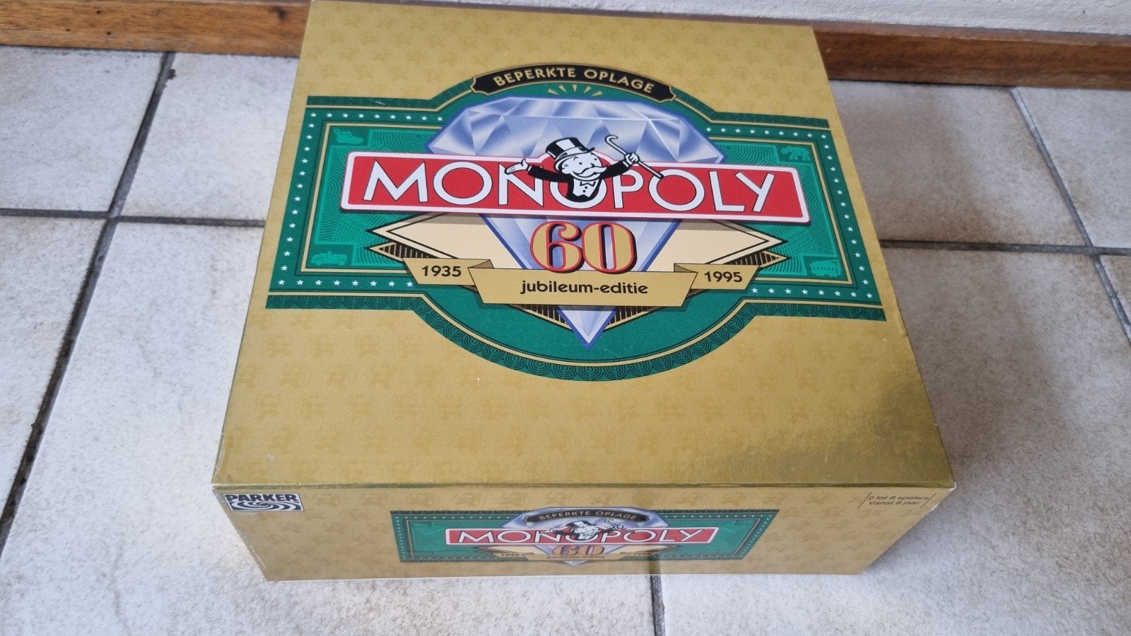 Monopoly 60 Jaar Jubileum Editie - Beperkte Oplage, Vijf spelers of meer, Ophalen of Verzenden, Zo goed als nieuw, Parker