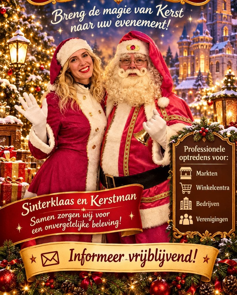 KERSTMAN HUREN, Diversen, Ophalen of Verzenden, Nieuw